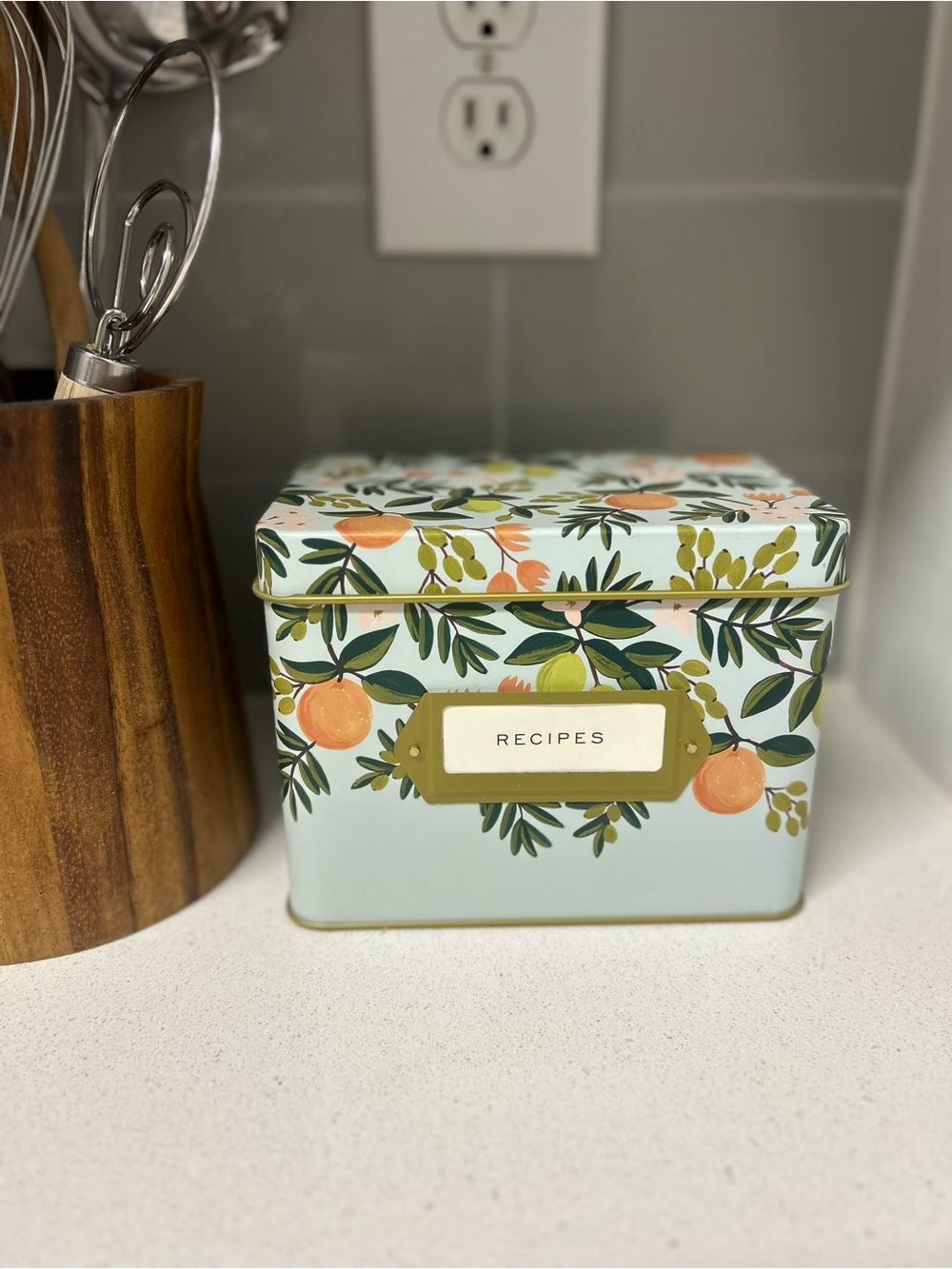 New Rifle Paper Company Recipe Tin